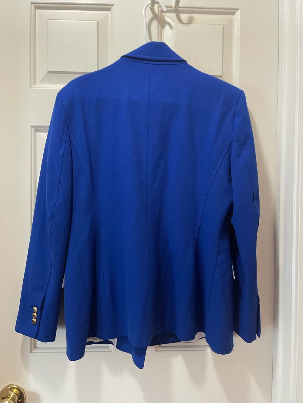 ZARA Double Breasted Blue Blazer size XL - Picture 2 of 9